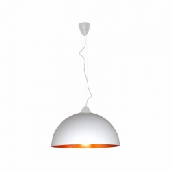 Nowodvorski lampa wisząca HEMISPHERE L E27 x 1 Stal lakierowana Tworzywo sztuczne Biały ~220-230 V MAX: 1x60W
