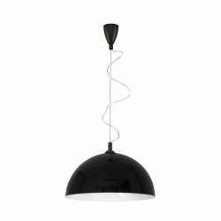 Nowodvorski lampa wisząca HEMISPHERE L E27 x 1 Stal lakierowana Tworzywo sztuczne Czarny ~220-230 V MAX: 1x60W