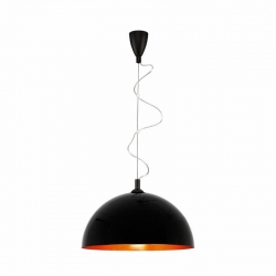 Nowodvorski lampa wisząca HEMISPHERE L E27 x 1 Stal lakierowana Tworzywo sztuczne Czarny ~220-230 V MAX: 1x60W