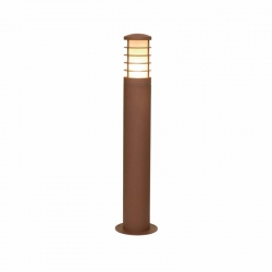 Nowodvorski słupek ogrodowy HORN E27 x 1 Aluminium lakierowane Szkło Brąz ~220-230 V MAX: 1x20W