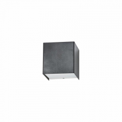 Nowodvorski kinkiet CUBE G9 x 1 Stal lakierowana Szkło Grafitowy ~220-230 V MAX: 1x35W
