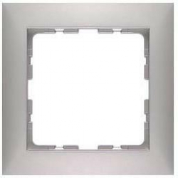 HAGER POLO Berker B.Kwadrat Ramka pojedyncza aluminium 5310118994