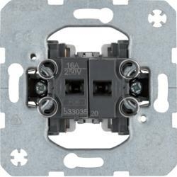 HAGER POLO Berker One.Platform Łącznik żaluzjowy dwuklawiszowy 16A 250V 53303520