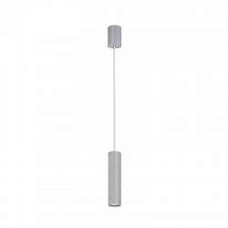 Nowodvorski lampa wisząca EYE M GU10 x 1 Stal lakierowana Srebrny ~220-230 V MAX: 10W only LED