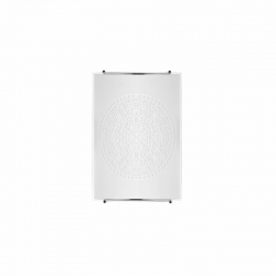 Nowodvorski kinkiet ROSETTE E14 x 1 Szkło Stal lakierowana Biały ~220-230 V MAX: 1x40W