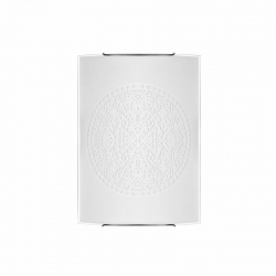 Nowodvorski kinkiet ROSETTE E27 x 1 Szkło Stal lakierowana Biały ~220-230 V MAX: 1x60W
