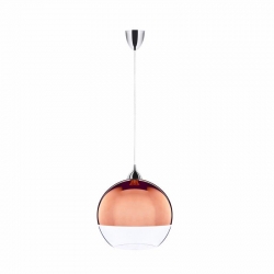 Nowodvorski lampa wisząca GLOBE S E27 x 1 Szkło Tworzywo sztuczne Miedź ~220-230 V MAX: 1x60W