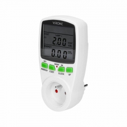 Orno Dwutaryfowy watomierz, kalkulator energii z wyświetlaczem LCD, 2 oddzielne taryfy, wewnętrzny akumulator