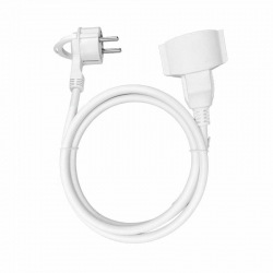 Orno Przedłużacz domowy jednogniazdowy, 1x2P+Z (schuko) 3m,kabel PVC H05VV-F 3x1,5mm, 230VAC/16A