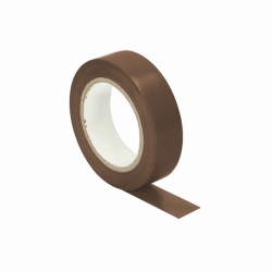 Orno Taśma izolacyjna brązowa, uniepalniona,szerokość 15mm, grubość 0,13mm, 10m długości