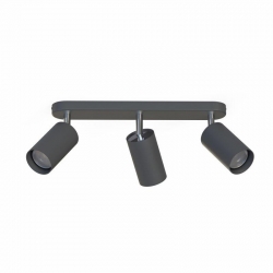 Nowodvorski oprawa natynkowa EYE SPOT GU10 x 3 Stal lakierowana Chrom Grafitowy ~220-230 V MAX: 3x10W only LED