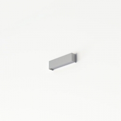 Nowodvorski kinkiet STRAIGHT WALL XS E14 x 1 Stal lakierowana Tworzywo sztuczne PMMA Srebrny ~220-230 V MAX: 40W