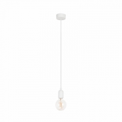 Nowodvorski lampa wisząca SILICONE E27 x 1 Silikon Stal lakierowana Biały ~220-230 V MAX: 1x60W
