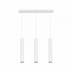 Nowodvorski lampa wisząca EYE GU10 x 3 Stal lakierowana Biały ~220-230 V MAX: 3x10W only LED