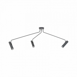 Nowodvorski oprawa natynkowa EYE SUPER GU10 x 3 Stal lakierowana Chrom Grafitowy ~220-230 V MAX: 10W only LED