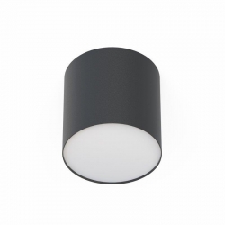 Nowodvorski oprawa natynkowa POINT PLEXI M GU10 x 1 Stal lakierowana Tworzywo sztuczne PMMA Czarny ~220-230 V MAX: 1x10W only LED