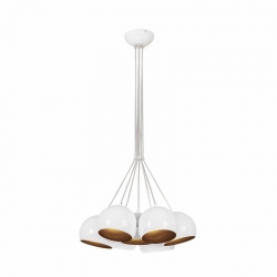 Nowodvorski lampa wisząca BALL GU10 x 7 Stal lakierowana Biały ~220-230 V MAX: 7x35W