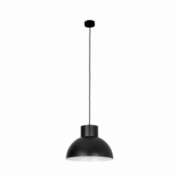 Nowodvorski lampa wisząca WORKS E27 x 1 Stal lakierowana Czarny ~220-230 V MAX: 1x60W