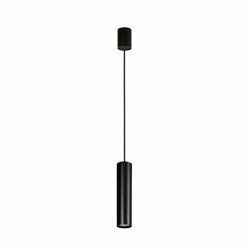 Nowodvorski lampa wisząca EYE M GU10 x 1 Stal lakierowana Czarny ~220-230 V MAX: 1x10W only LED