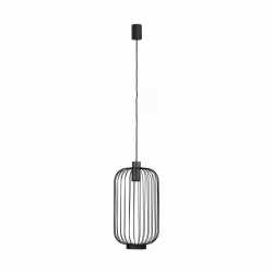 Nowodvorski lampa wisząca CAGE GU10 x 1 Stal lakierowana Czarny ~220-230 V MAX: 1x35W