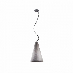 Nowodvorski lampa wisząca VOLCANO L E27 x 1 Beton architektoniczny Stal lakierowana Szary ~220-230 V MAX: 1x60W