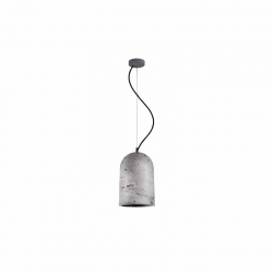 Nowodvorski lampa wisząca LAVA E27 x 1 Beton architektoniczny Stal lakierowana Szary ~220-230 V MAX: 1x60W