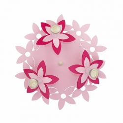 Nowodvorski oprawa przysufitowa FLOWERS GU10 x 3 Sklejka Stal lakierowana Multikolor ~220-230 V MAX: 3x35W