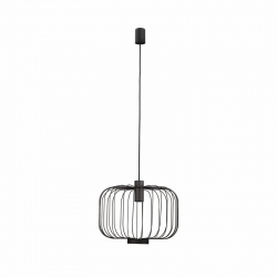 Nowodvorski lampa wisząca ALLAN GU10 x 1 Stal lakierowana Czarny ~220-230 V MAX: 1x35W