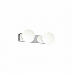 Nowodvorski kinkiet BRAZOS G9 x 2 Szkło Stal chromowana Chrom ~220-230 V MAX: 2x25W
