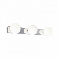 Nowodvorski kinkiet BRAZOS G9 x 3 Szkło Stal chromowana Chrom ~220-230 V MAX: 3x25W