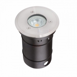 Kanlux oprawa najazdowa BERG DL-10O 1xGU10, stal nierdzewna, okrągła, fi113mm, IP67, IK08