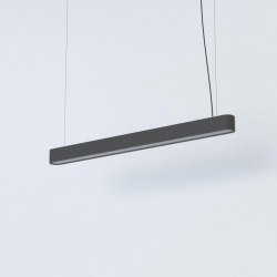 Nowodvorski lampa wisząca SOFT LED 90X6 LED TUBE T8 x 1 Aluminium lakierowane Tworzywo sztuczne PMMA Grafitowy 220-230 V MAX: 16W