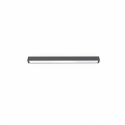 Nowodvorski plafon STRAIGHT CEILING LED M LED TUBE T8 x 1 Stal lakierowana Tworzywo sztuczne PMMA Grafitowy 220-230 V MAX: 16W