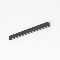 Nowodvorski kinkiet STRAIGHT WALL LED M LED TUBE T8 x 1 Stal lakierowana Tworzywo sztuczne PMMA Grafitowy 220-230 V MAX: 16W