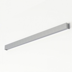 Nowodvorski kinkiet STRAIGHT WALL LED L LED TUBE T8 x 1 Stal lakierowana Tworzywo sztuczne PMMA Srebrny 220-230 V MAX: 22W
