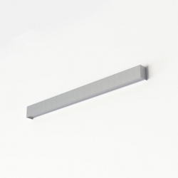 Nowodvorski kinkiet STRAIGHT WALL LED M LED TUBE T8 x 1 Stal lakierowana Tworzywo sztuczne PMMA Srebrny 220-230 V MAX: 16W