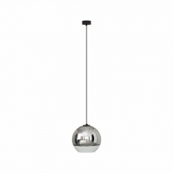 Nowodvorski lampa wisząca GLOBE PLUS M E27 x 1 Szkło metalizowane Stal lakierowana Chrom 220-230 V MAX: 60W