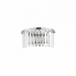 Nowodvorski kinkiet CRISTAL E14 x 2 Kryształ Stal lakierowana Transparentny 220-230 V MAX: 60W