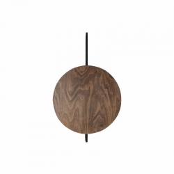 Nowodvorski kinkiet SUNSET B GX53 x 2 Sklejka Stal lakierowana Ciemne drewno 220-230 V MAX: 8W