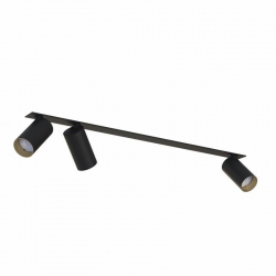 Nowodvorski oprawa wpuszczana MONO SURFACE GU10 x 3 Stal lakierowana Aluminium lakierowane Czarny 220-230 V MAX: 10W only LED