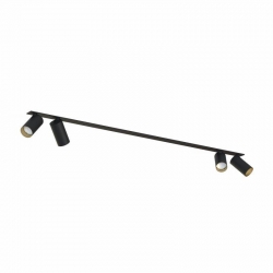 Nowodvorski oprawa wpuszczana MONO SURFACE GU10 x 4 Stal lakierowana Aluminium lakierowane Czarny 220-230 V MAX: 10W only LED
