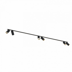 Nowodvorski oprawa wpuszczana MONO SURFACE GU10 x 6 Stal lakierowana Aluminium lakierowane Czarny 220-230 V MAX: 10W only LED