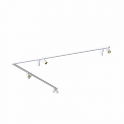 Nowodvorski oprawa natynkowa MONO CORNER 2x200 GU10 x 8 Stal lakierowana Tworzywo sztuczne ABS Biały 220-230 V MAX: 10W only LED