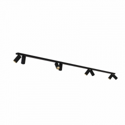 Nowodvorski oprawa natynkowa MONO 2x150 GU10 x 8 Stal lakierowana Tworzywo sztuczne ABS Czarny ~220-230 V MAX: 10W only LED