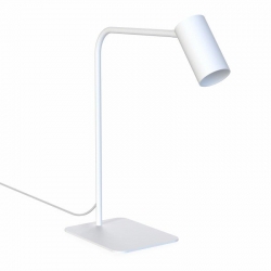 Nowodvorski oprawa biurkowa MONO GU10 x1 Stal lakierowana Tworzywo sztuczne ABS Biały 220-230 V MAX: 10W only LED