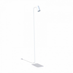 Nowodvorski Lampa podłogowa MONO GU10 x 1 Stal lakierowana Tworzywo sztuczne ABS Biały 220/230 V MAX: 10W only LED