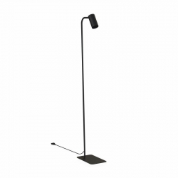 Nowodvorski Lampa podłogowa MONO GU10 x 1 Stal lakierowana Tworzywo sztuczne ABS Czarny 220-230 V MAX: 10W only LED