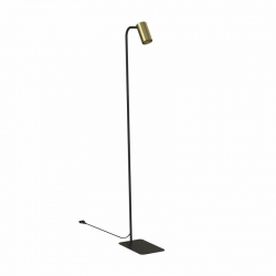 Nowodvorski Lampa podłogowa MONO GU10 x 1 Lity mosiądz Stal lakierowana Mosiądz 220-230 V MAX: 10W only LED