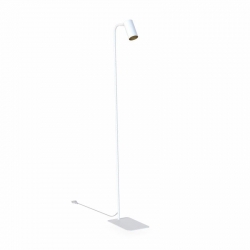 Nowodvorski Lampa podłogowa MONO GU10 x 1 Stal lakierowana Tworzywo sztuczne ABS Biały 220-230 V MAX: 10W only LED