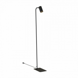 Nowodvorski Lampa podłogowa MONO GU10 x 1 Stal lakierowana Tworzywo sztuczne ABS Czarny 220-230 V MAX: 10W only LED